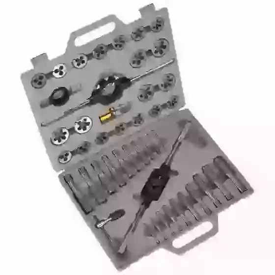 Sealey 45pc Tap & Die set split dies metric